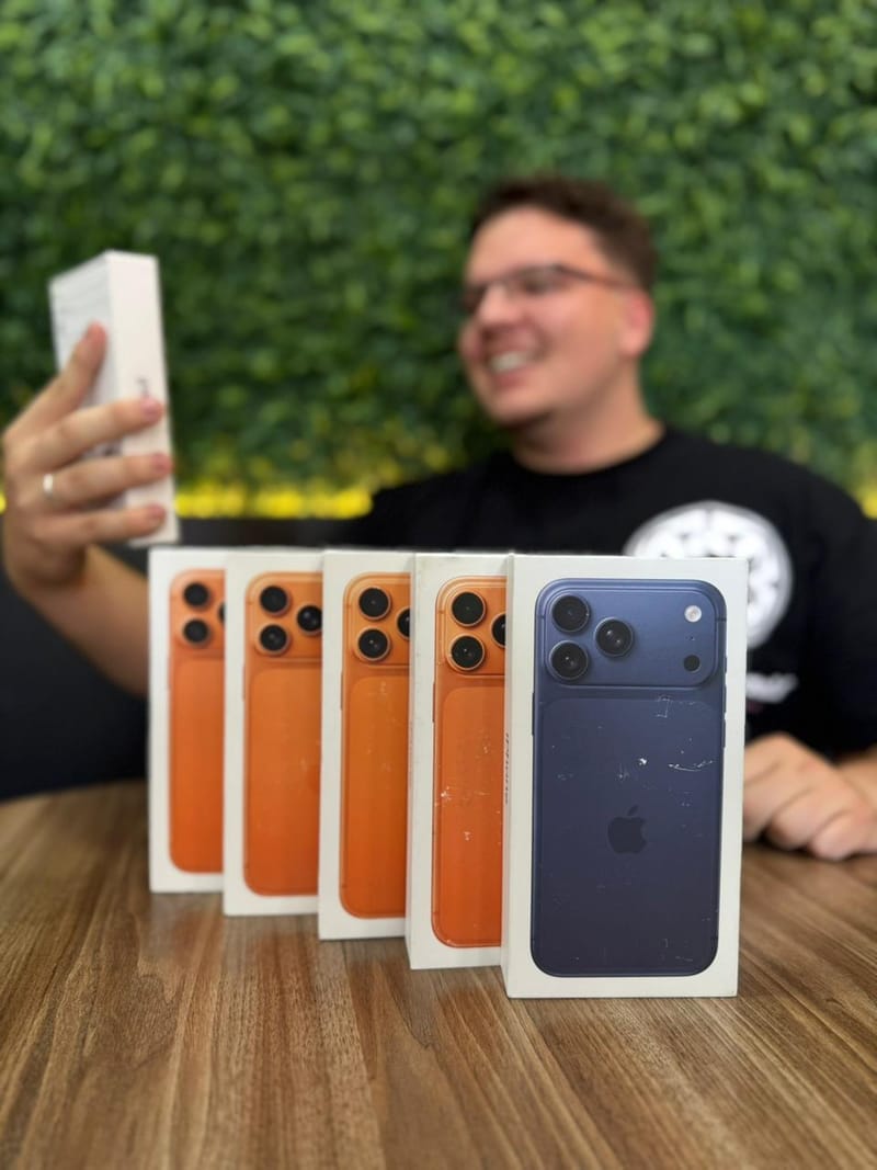 iPhone 17 Pro lacrados em estoque na South Import's