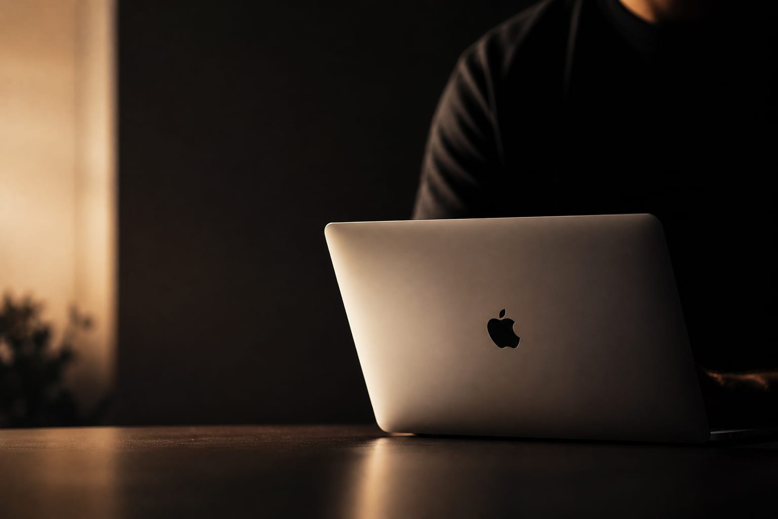 MacBook sobre a mesa durante o atendimento da South Import's